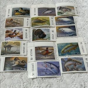 Wisconsin Wildlife Stamp Collection